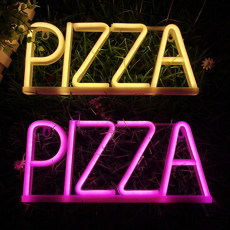 PIZZA LED neon auglýsingar á vegg