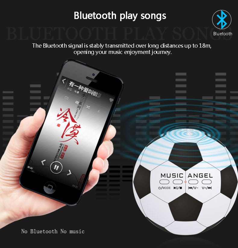 Bluetooth lítill kúluhátalari fyrir PC eða farsíma