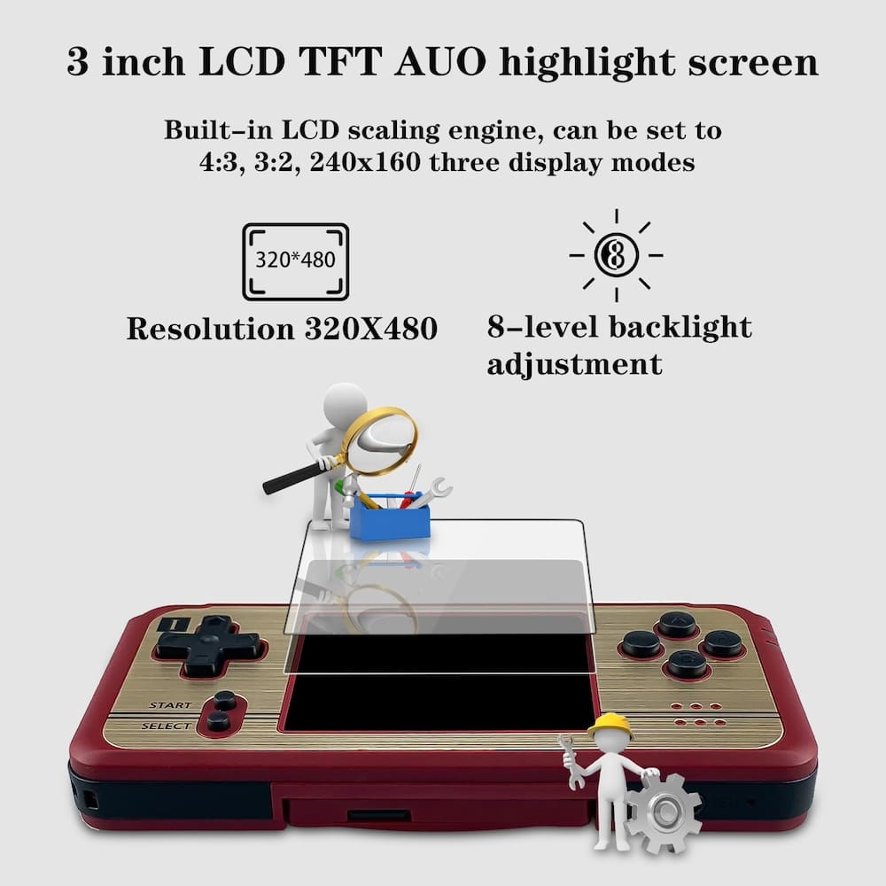 Handheld leikjatölva fyrir börn eða fullorðna